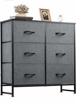 6 Drawer Dresser - Fabric Drawers