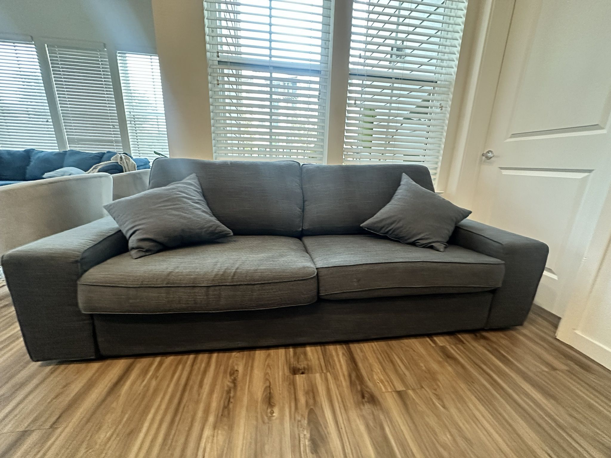 Ikea Grey Couch 