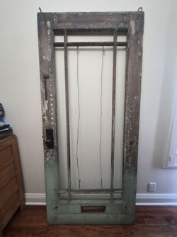 Antique craftsman door