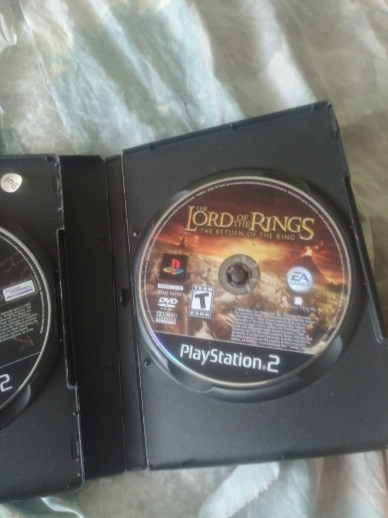 Ps2 With 5 Remotes And Games