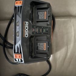 Dual Ridgid Battery Charger