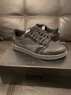 Black Phantom Jordan 1 Low Travis Scott