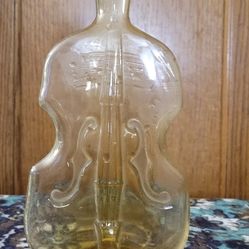 Violin Glass Bottle
