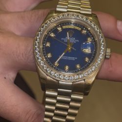 Rolex Blue Face Dile