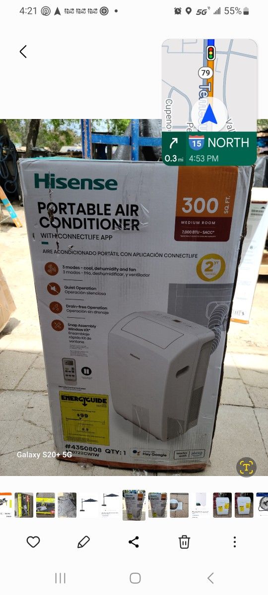 Hisiense Portable Air Conditioner