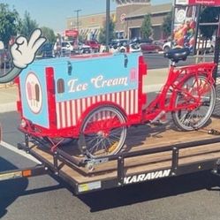 Ice Cream Bike, Trailer,     Chest Freezer 