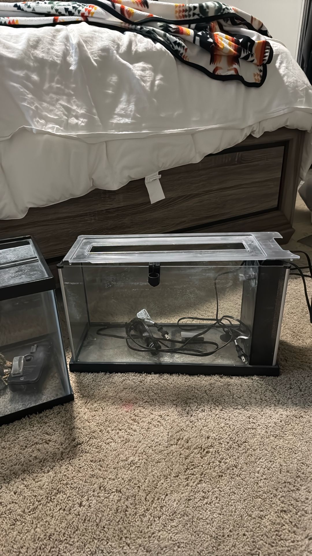 2 Fish Tanks-Pumps-Air Pump- Water Heater
