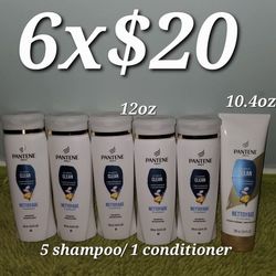 5 Shampoo And 1 Conditioner Classic Clean Pantene 
