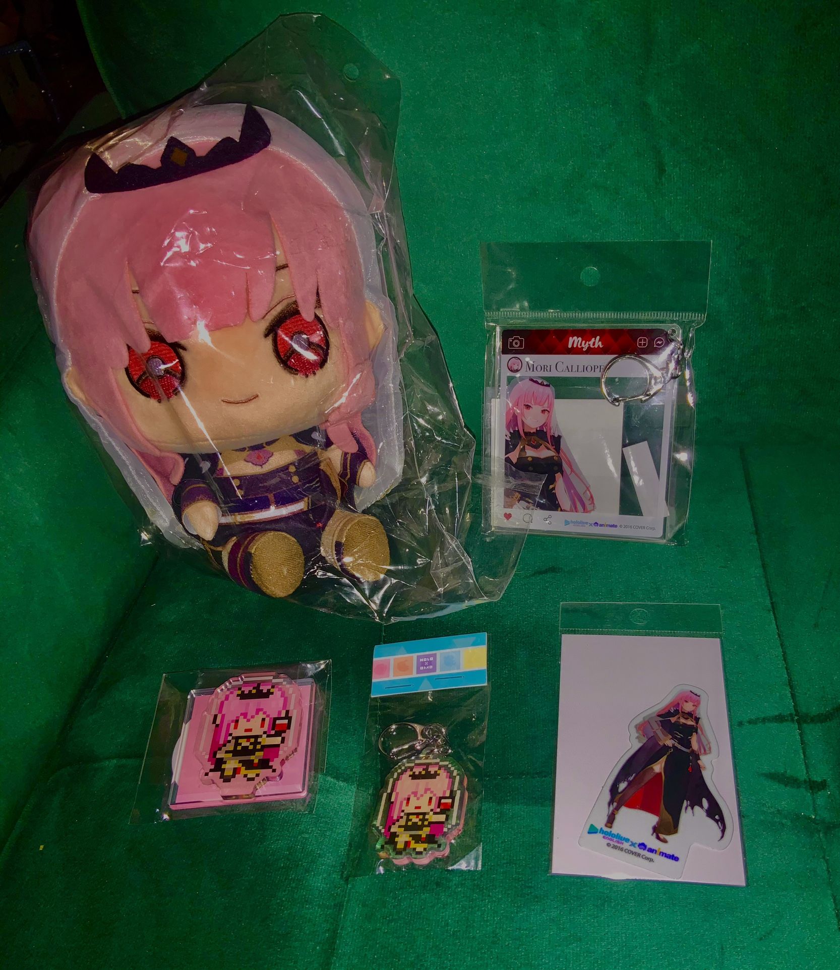 5 Pcs Hololive X Omo Mori Calliope Lot Japan import,All Products : American Fashion Style Bags On Sale