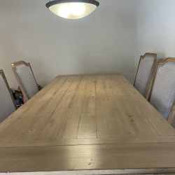 Large Dining Table And 4 chairs 