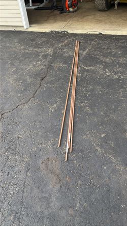 X 4 5/8 X 8 Galvin Industrial Pointed Copper Clad Grounding Rods