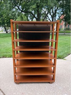 Vintage teak shelf or bookcase