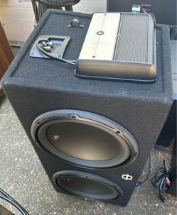 Bassworx Box with JL Speakers & XD600/1v2 amp