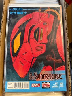 Edge of Spider-Verse 5 second print first peni Parker
