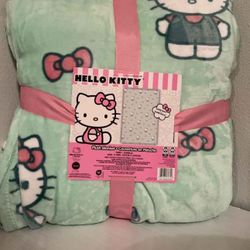 HELLO KITTY TWIN BLANKET