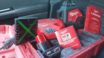 M12 green 360° 3-plane laser kit model 3632-21