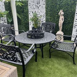 🌴🌴 Cast Aluminum 5-Piece Patio Dining Set 🌴🌴