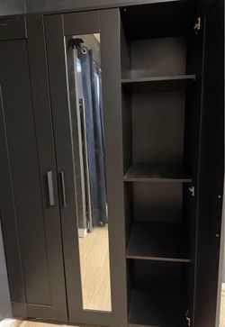 IKEA Brimnes Wardrobe BLACK