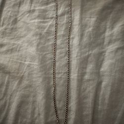 Sterling Silver Necklace- Men Or Women