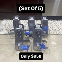 Heavy Duty Stainless Steel Lockset With Keypad (Set Of 5)