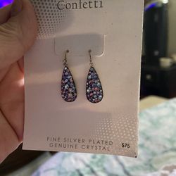 Confetti Earrings For Sale $8.00