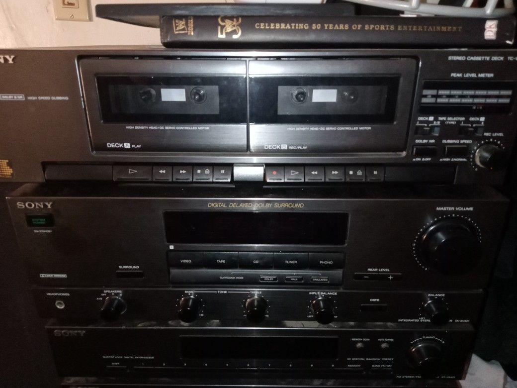 Vintage Sony Stereo Equipment 