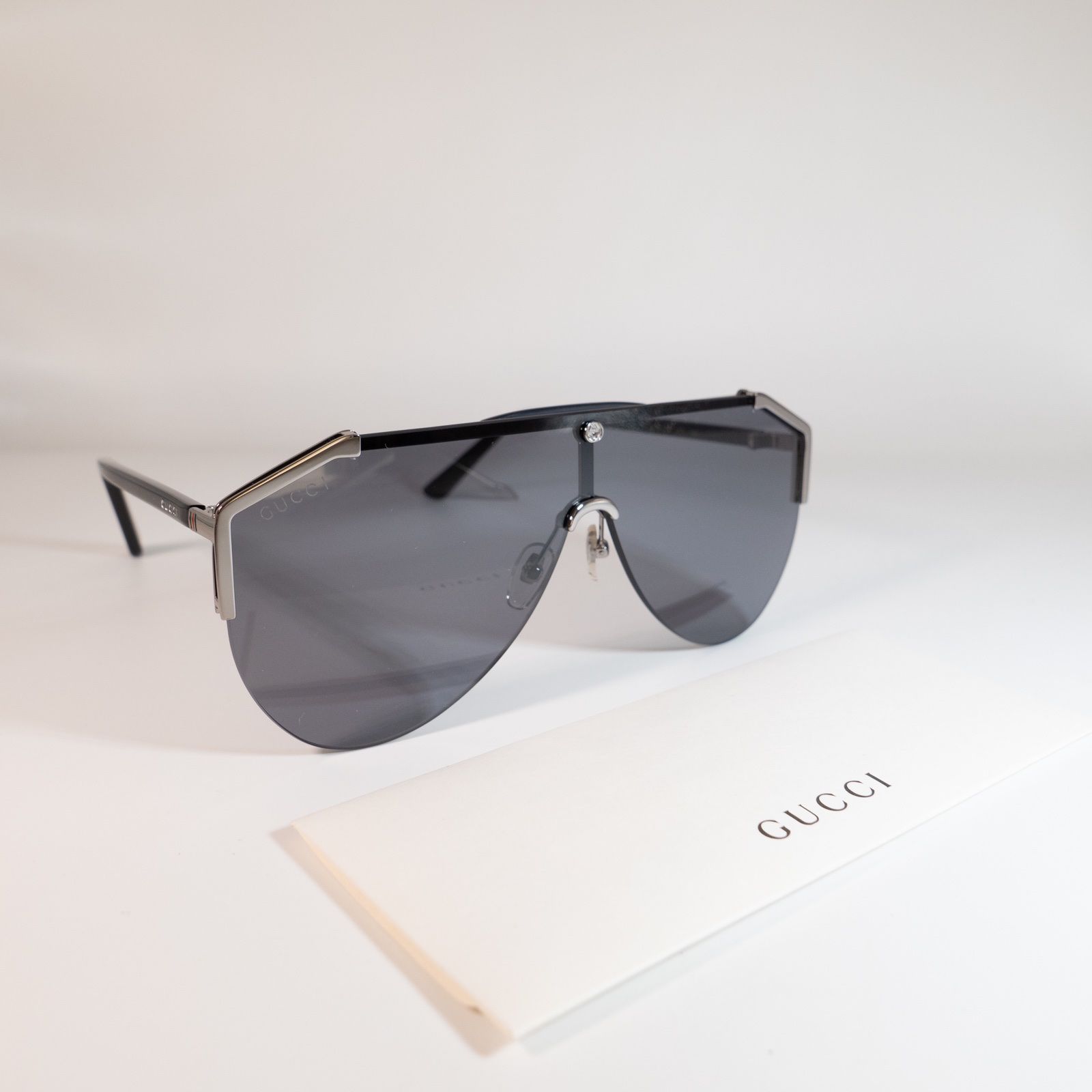 Gucci GG0584 black Aviator Sunglasses 