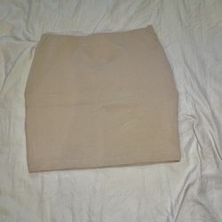 Beige Mini Skirt Size Small $5