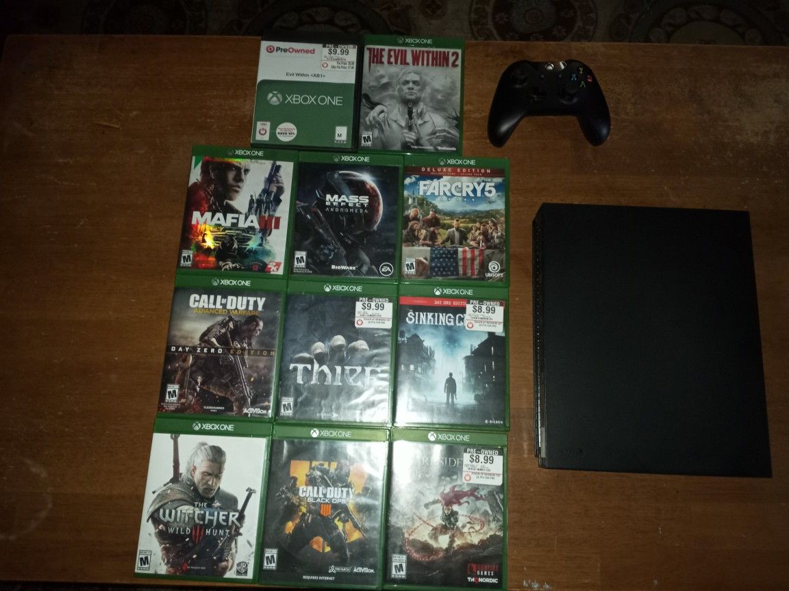 Xbox 1 X and Games!