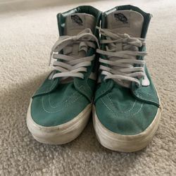 Green Hi Top Vans
