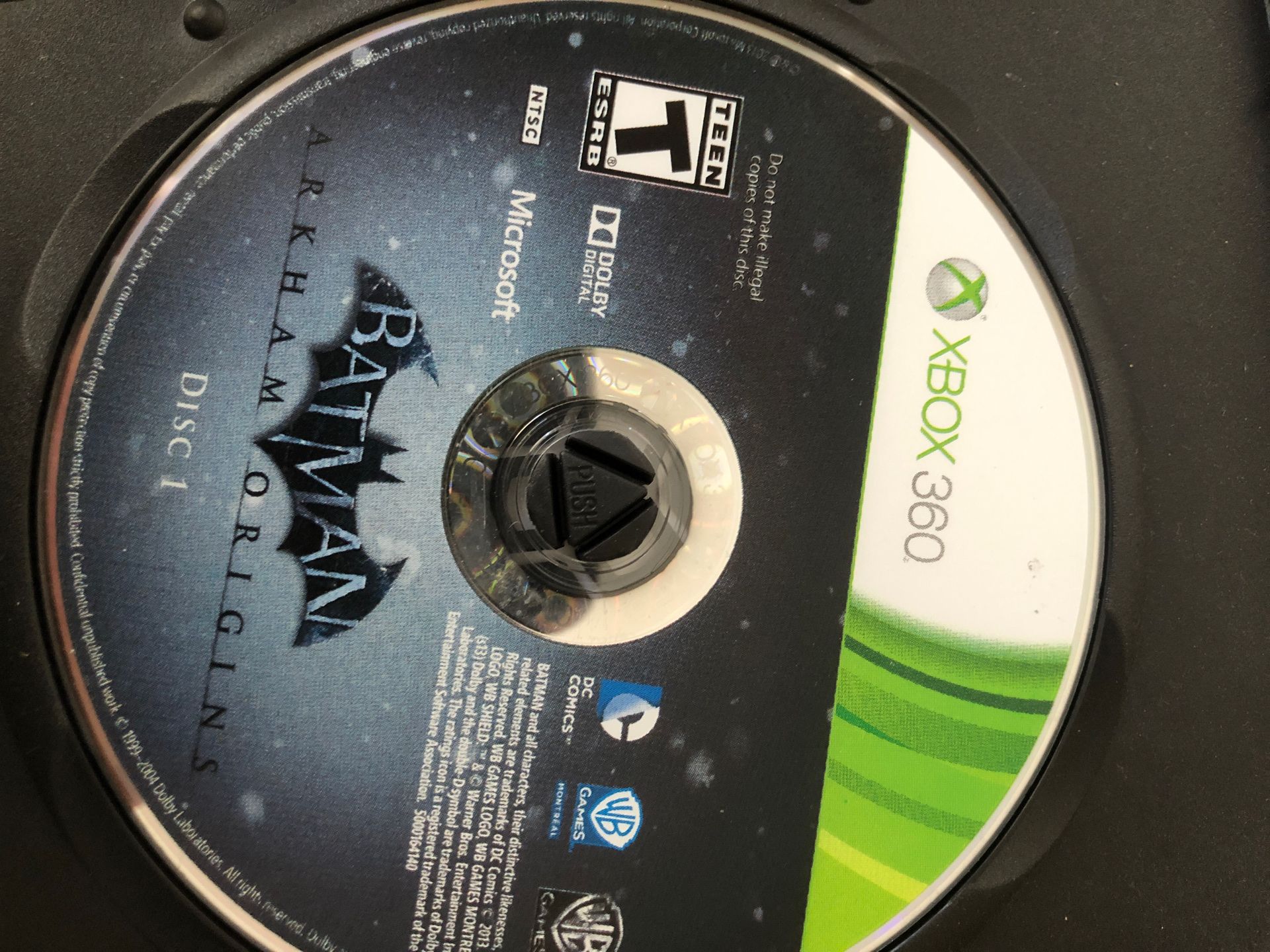Batman: Arkham Origins (Xbox 360) Delisted on Xbox Store! Rare game!