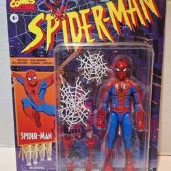 Marvel Legends Retro Card Spiderman Figure Walmart Exclusive