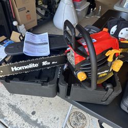 Small chain saw - brand new