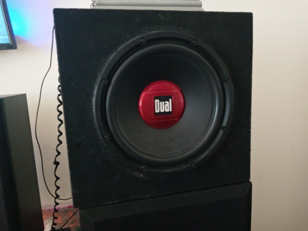 12in sub woofer & box