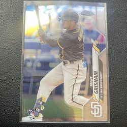 2020 Topps Chrome Update Trent Grisham RC U-34 San Diego Padres