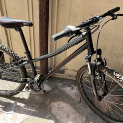 nice bike aluminum everything works good fast bike tires size 24”