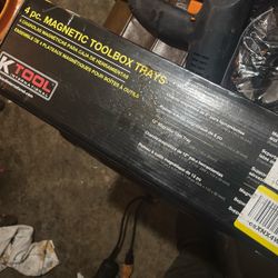 4 Piece Magnetic Toolbox Trays 