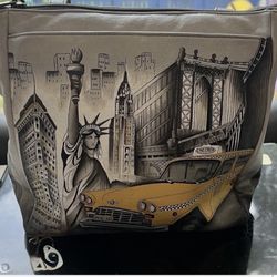 Anuska Hand Painted Pocketbook