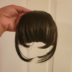 brand new black Bangs hair clip 