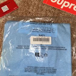 Supreme Tonal Box Logo Bright Blue. SMALL