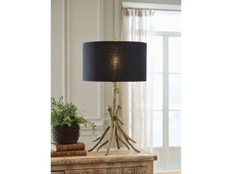 Josney Antique Gold Finish Table Lamp