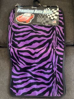 Car mats purple zebra Premium Auto