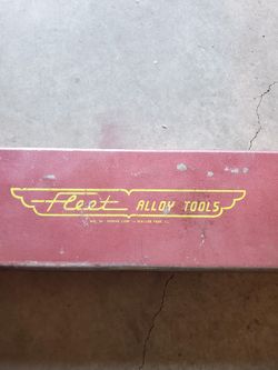 Vintage Fleet Tool Metal Case