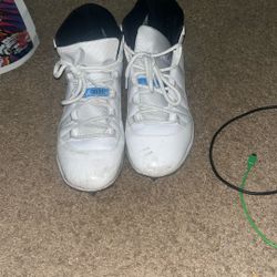 Jordan 11 Football Cleats Legend Blue Size 14