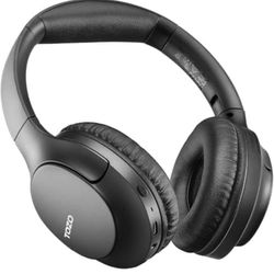 TOZO Bluetooth 5.4 Over Ear Headphones, ENC Call Noise Cancelling Mic, Foldable