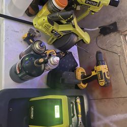 Ridged And Ryobi Power Tools 