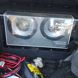2 12' Rosford Fosgate Kickers In Box
