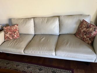 Leather  2 sofas and loveSeat