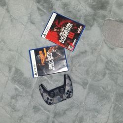 Ps5 Controller And Cod Mw3 And Bo6 For Sale For $100 I