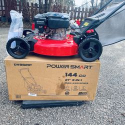 Power smart New 21” Push Mower  3-in-1 Mulch/side Discharge Or Bagger Never Used 